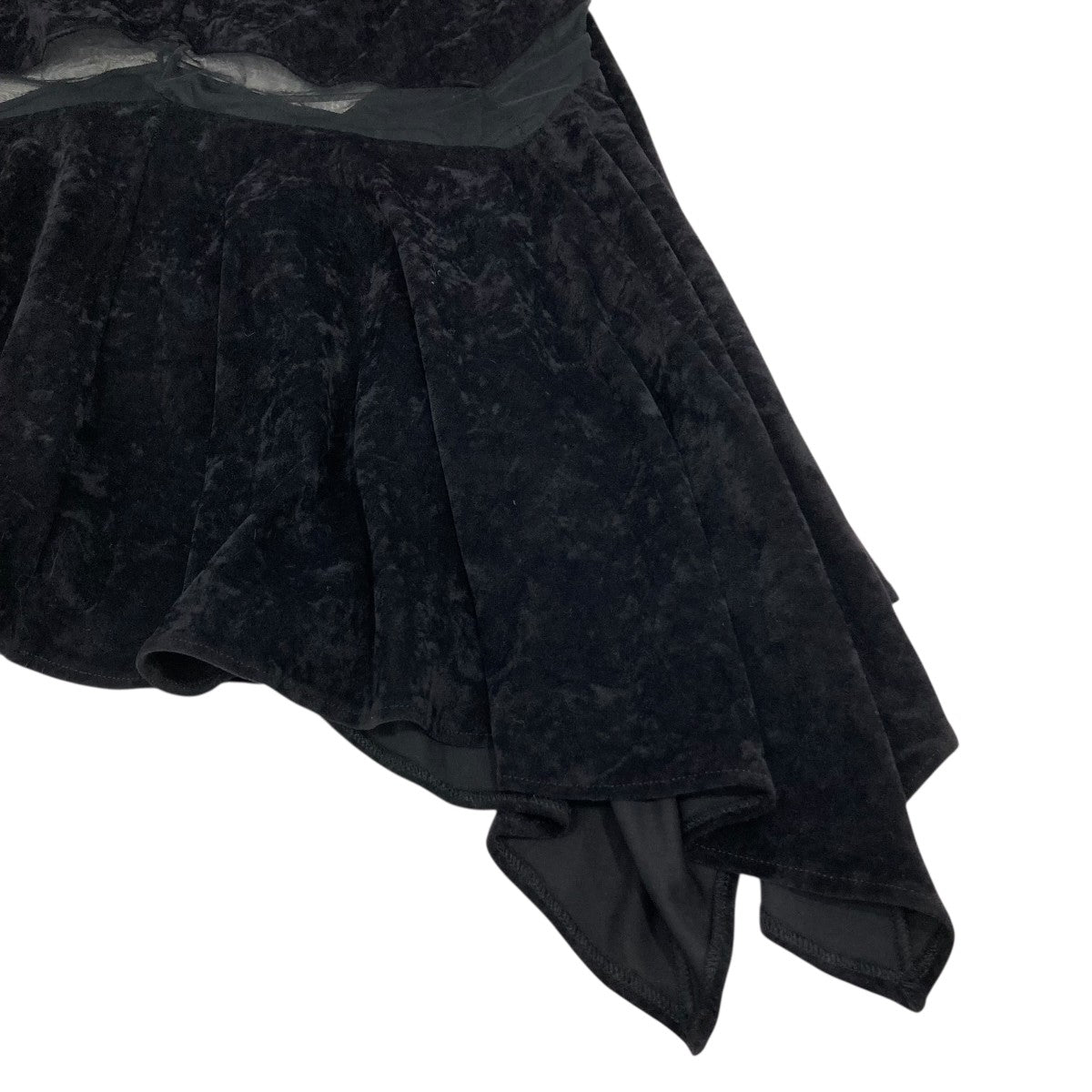 STUDIOUS別注 VELOUR SHEER CUT HEM DRESSキャミソールワンピースFTC2520822