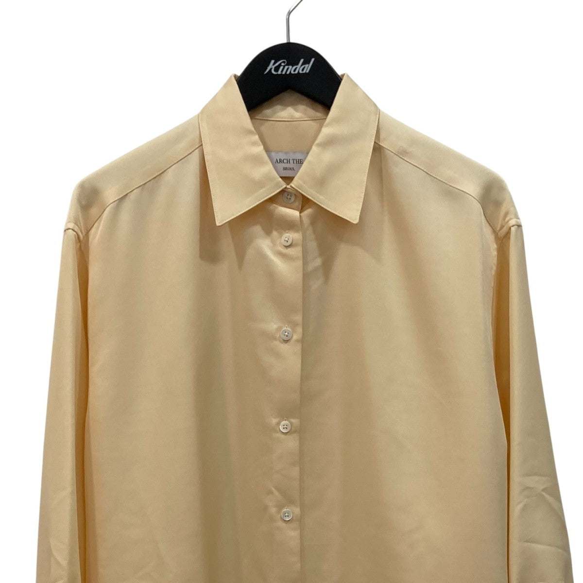 WOOL SILK SHIRT長袖シャツ