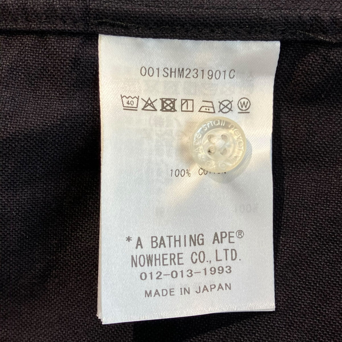 A BATHING APE 26SSCOMME des GARCONS OXFORD SHIRTシャツ001SHM231901C 古着・中古-6枚目のアイテム画像