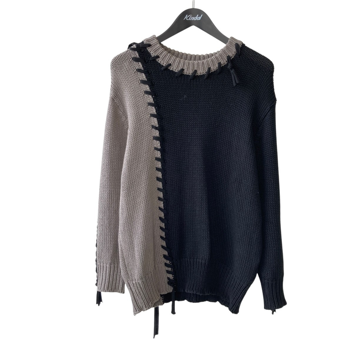 BRANKET STITCH COTTON KNITニットセーターDC-SS23-KN-04