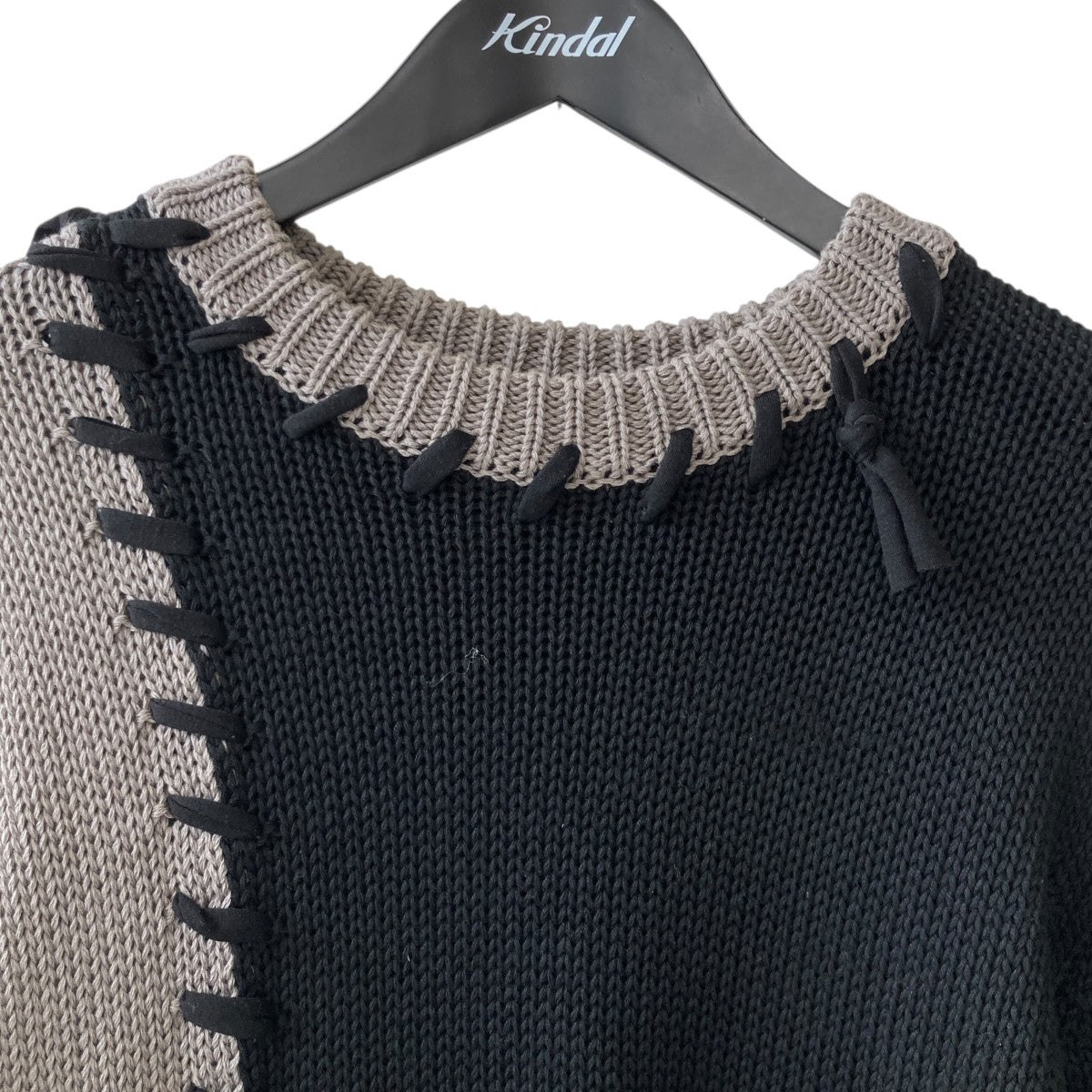 BRANKET STITCH COTTON KNITニットセーターDC-SS23-KN-04
