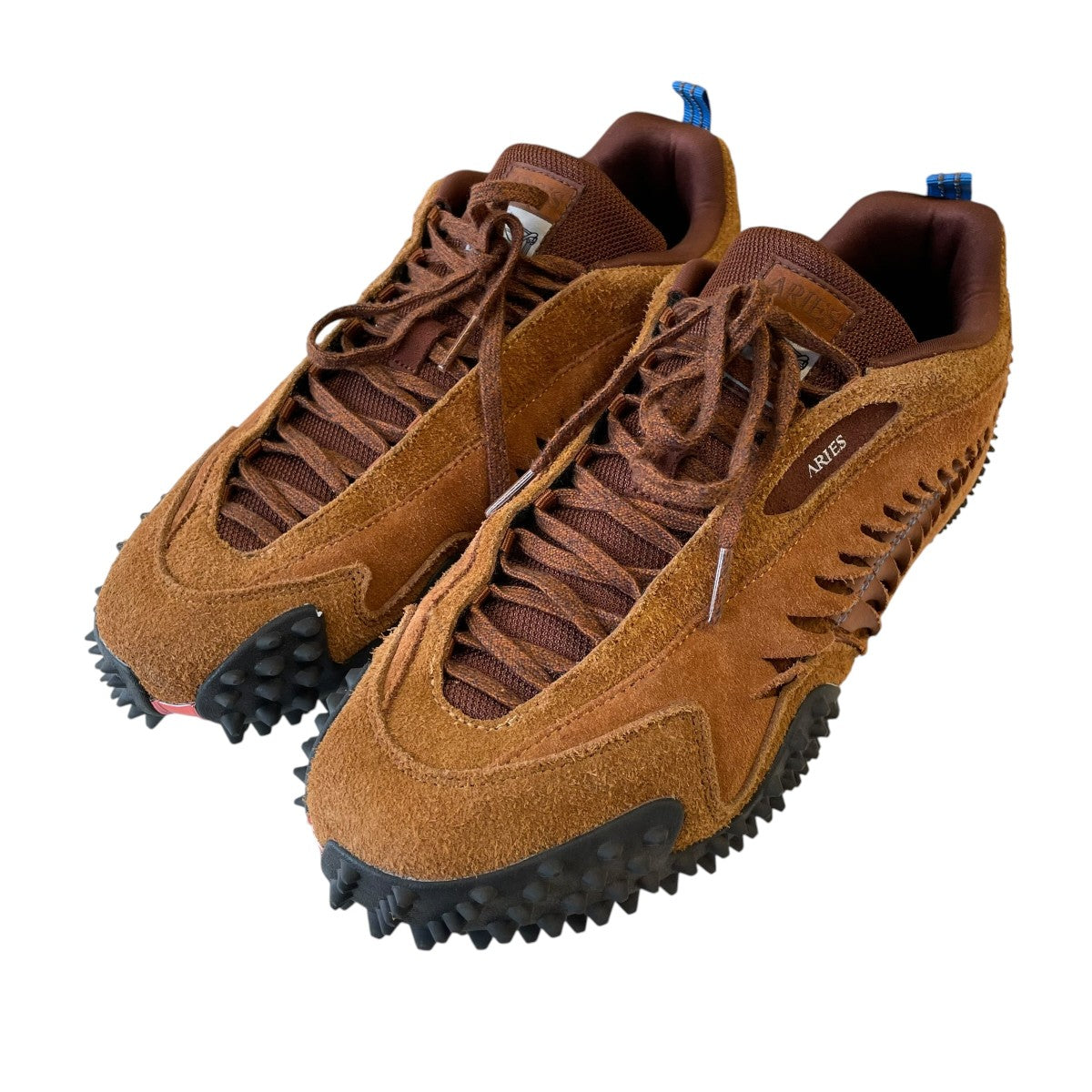 PUMA×ARIES MOSTRO CRAFT ARIES MAHOGANY-TEAKスニーカー401318-02 古着・中古-1枚目のアイテム画像