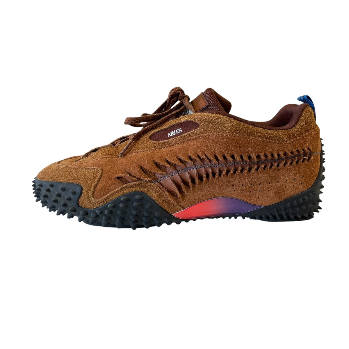 PUMA×ARIES MOSTRO CRAFT ARIES MAHOGANY-TEAKスニーカー401318-02 古着・中古-2枚目のアイテム画像