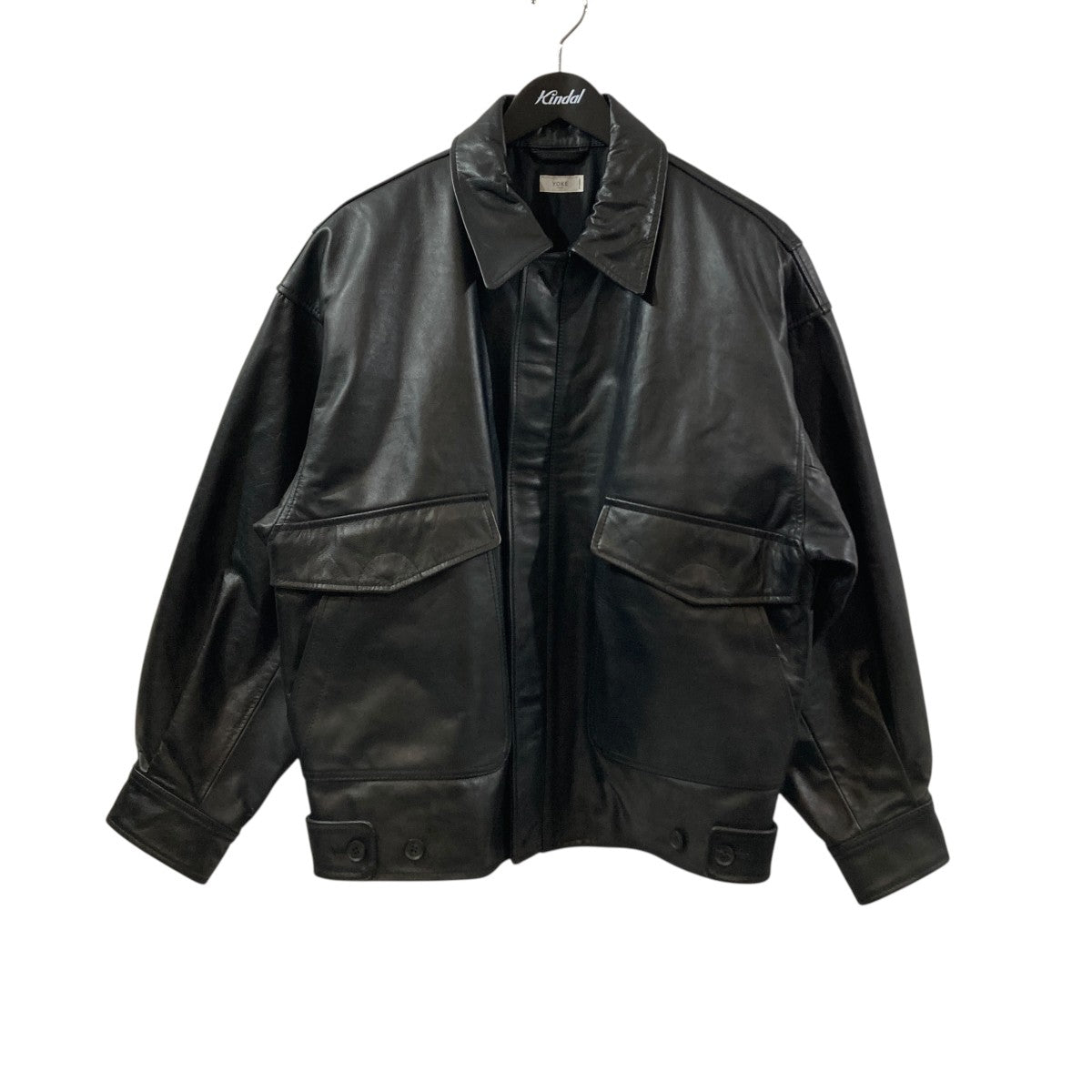 26SSレザーフライトジャケットレザージャケットYK26SS01271B-OC