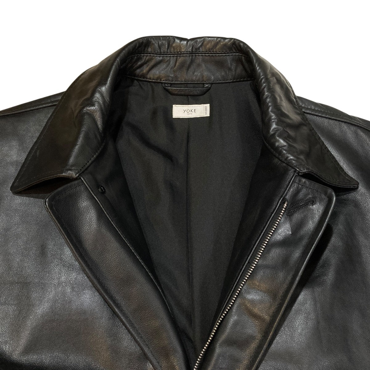 26SSレザーフライトジャケットレザージャケットYK26SS01271B-OC