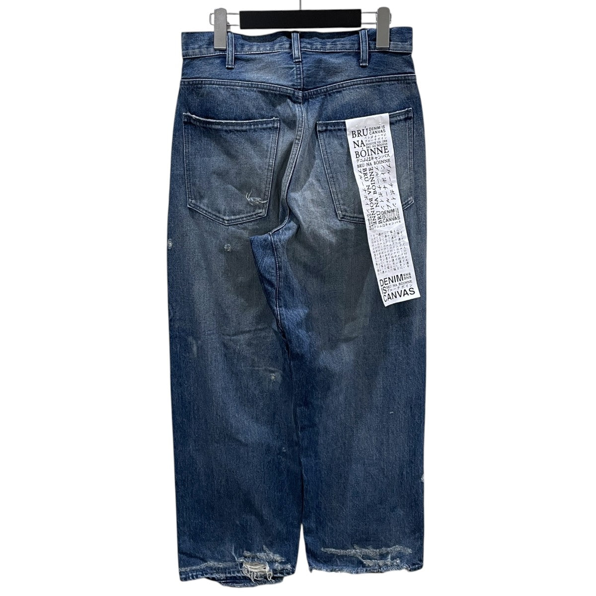26SS パッチワークデニムパンツ Japanese Treasureビュッシュデニム 7348A