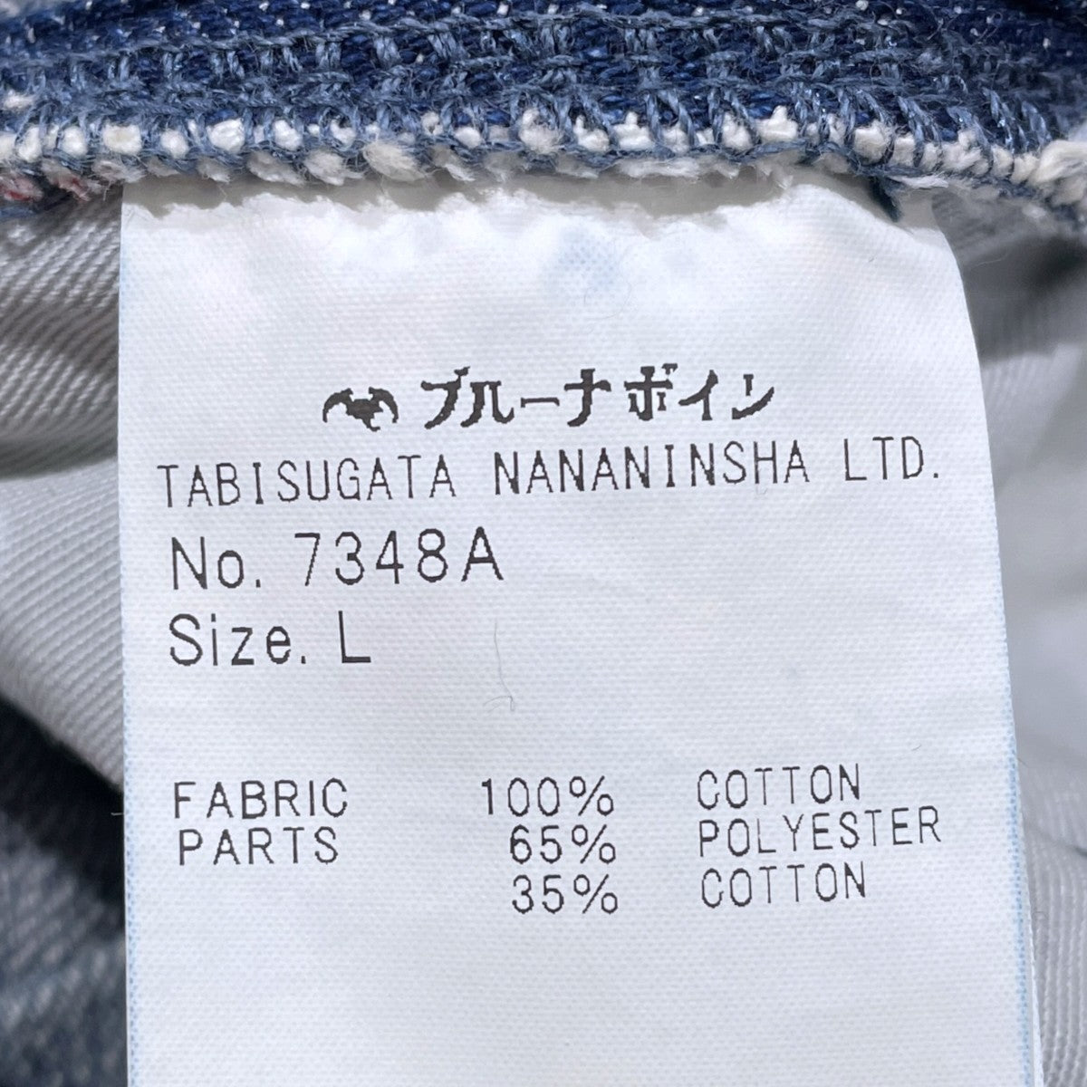 26SS パッチワークデニムパンツ Japanese Treasureビュッシュデニム 7348A