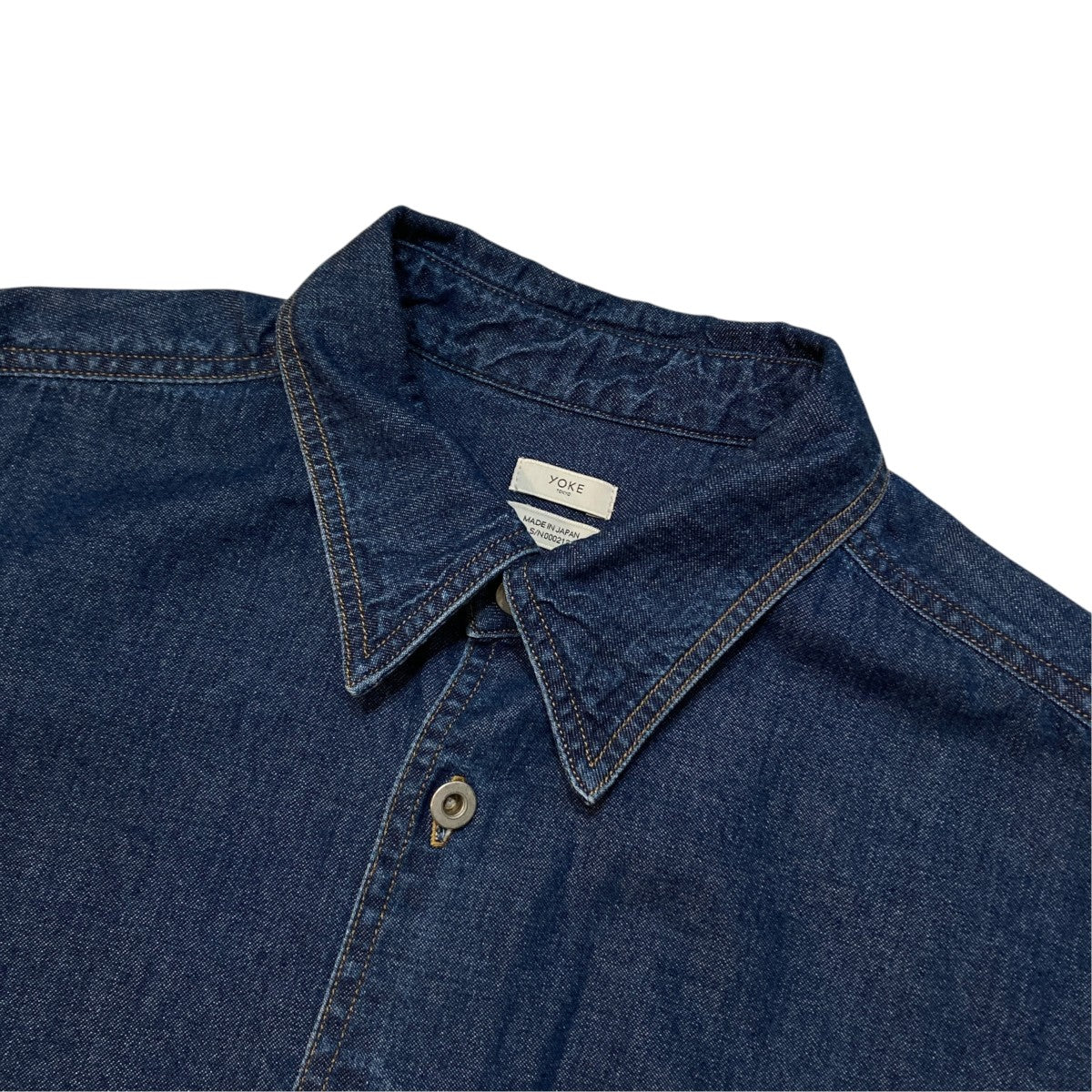 26SSVintage Washed Denim ShirtデニムシャツYK26SS011915H