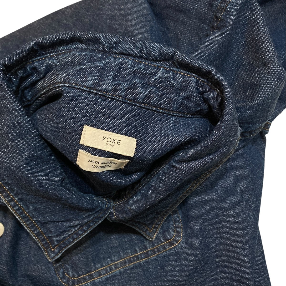26SSVintage Washed Denim ShirtデニムシャツYK26SS011915H
