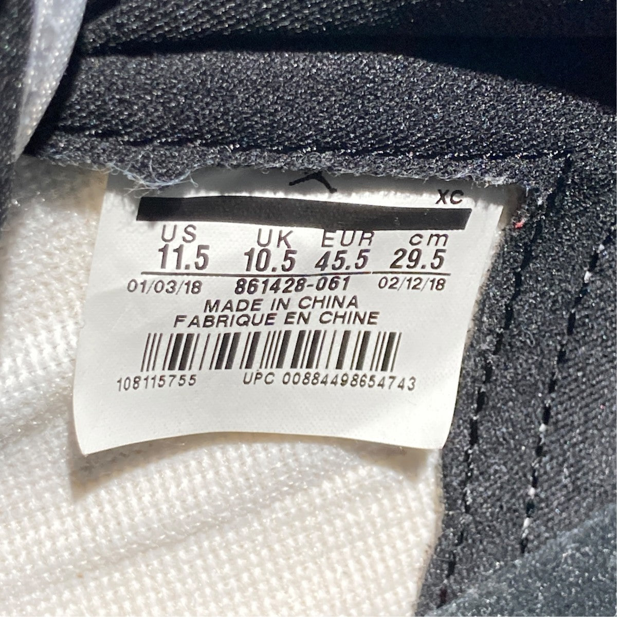 AIR JORDAN 1 RETRO HIGH OG NRG HOMAGE TO HOMEハイカットスニーカー861428-061