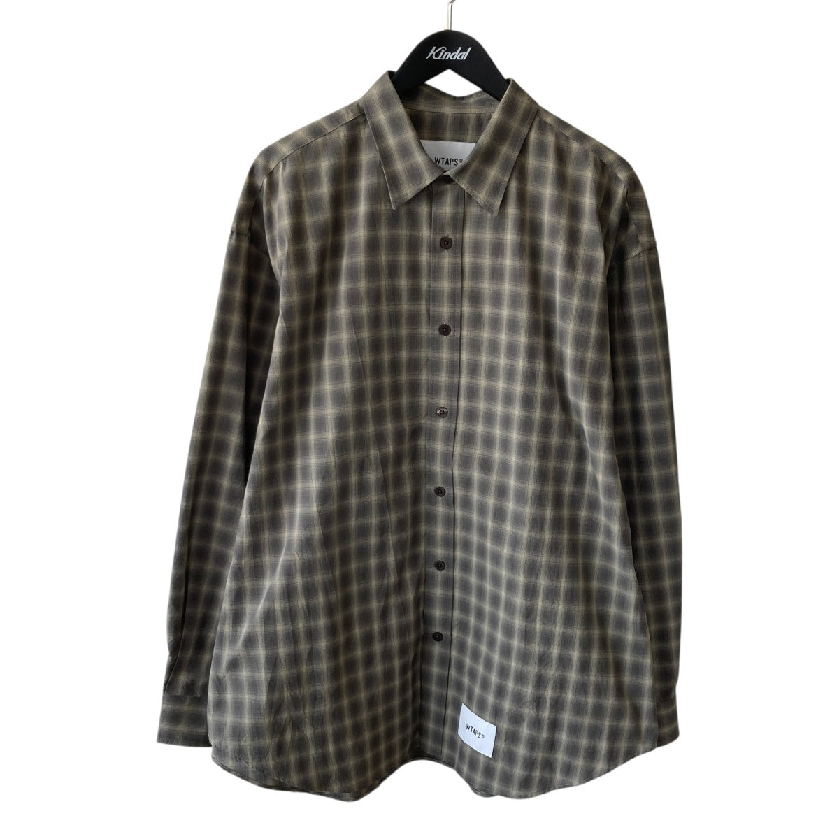 26SSTXT 01   LS   POLY． BROADCLOTH． TEXTILE． OFチェック長袖シャツ261TQDT-SHM01
