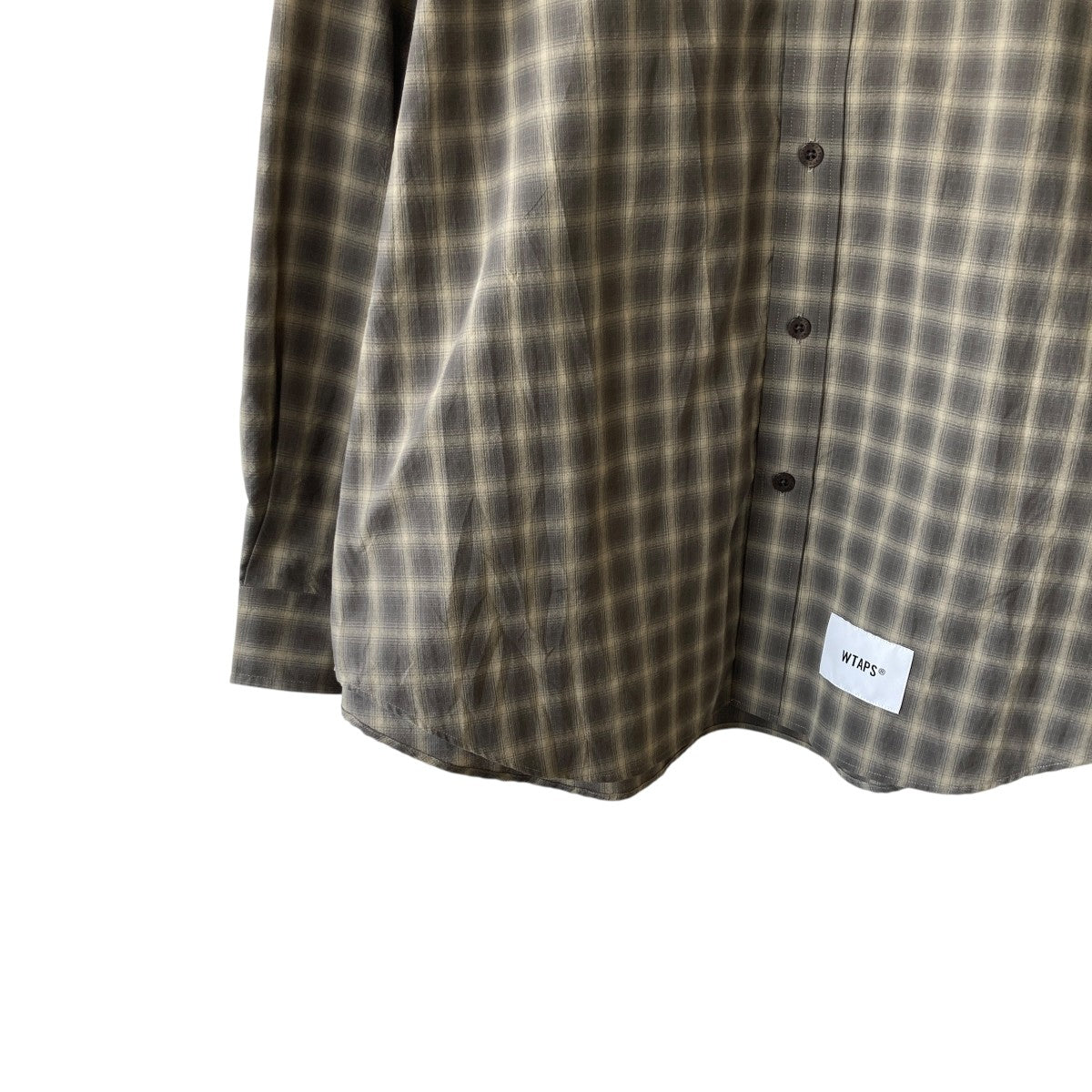 26SSTXT 01   LS   POLY． BROADCLOTH． TEXTILE． OFチェック長袖シャツ261TQDT-SHM01