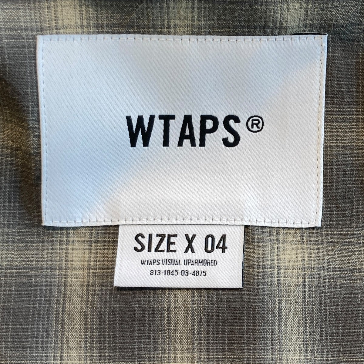 26SSTXT 01   LS   POLY． BROADCLOTH． TEXTILE． OFチェック長袖シャツ261TQDT-SHM01