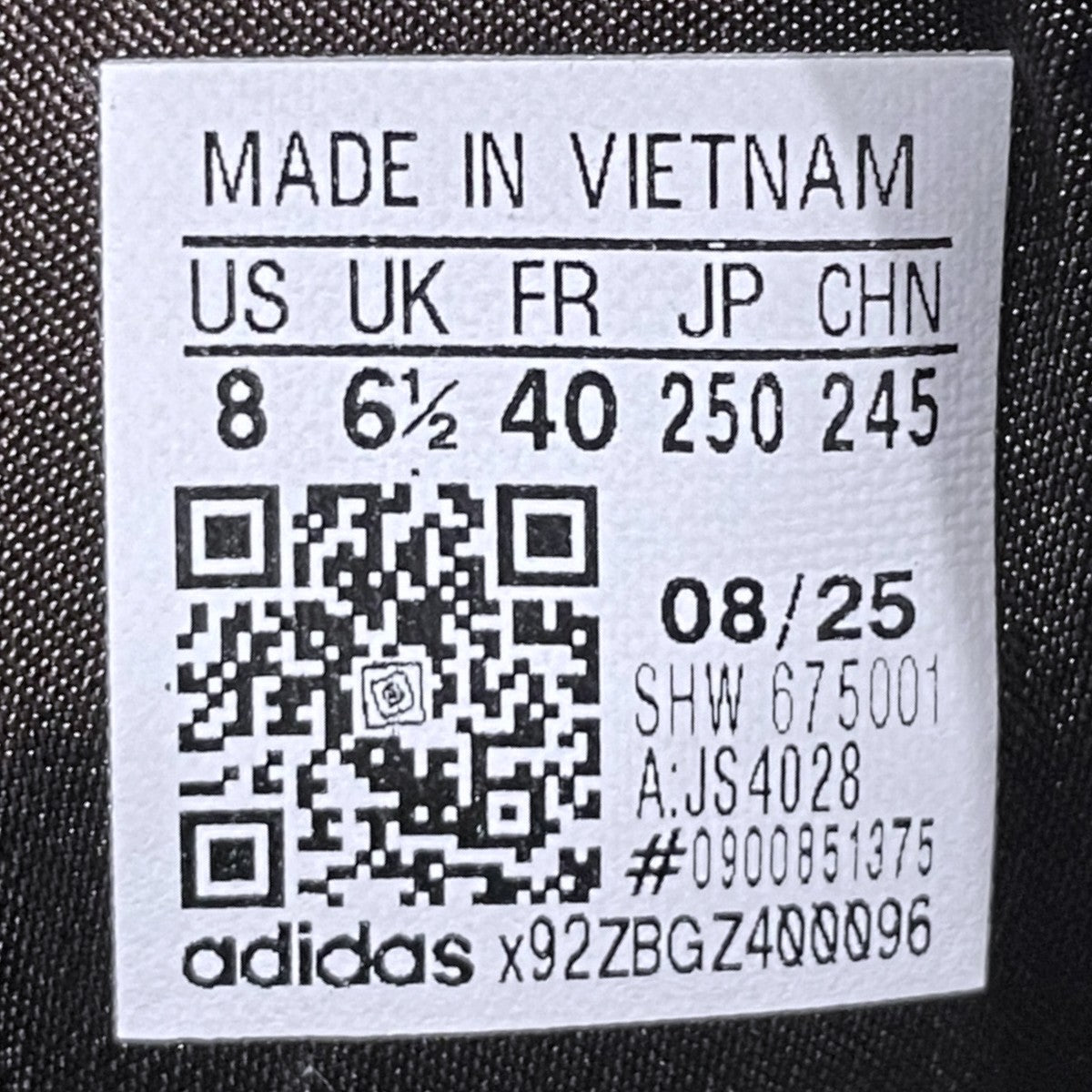 25AW ハラコスニーカー JAPAN W ジャパン ウィメンズ JS4028