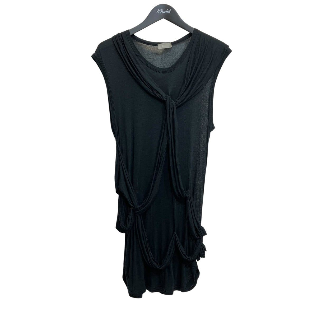 DIOR シアードレープチュニック エディ期ノースリーブTシャツ7E3360210006 古着・中古-1枚目のアイテム画像