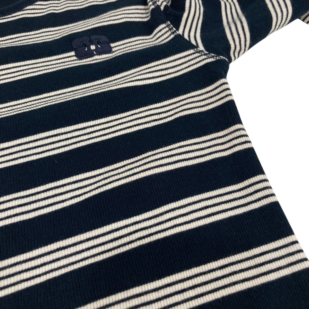 26SSSoft Cotton Stripe Rib Longsleeve長袖カットソーA1050066
