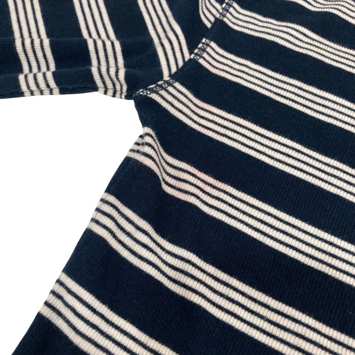 26SSSoft Cotton Stripe Rib Longsleeve長袖カットソーA1050066