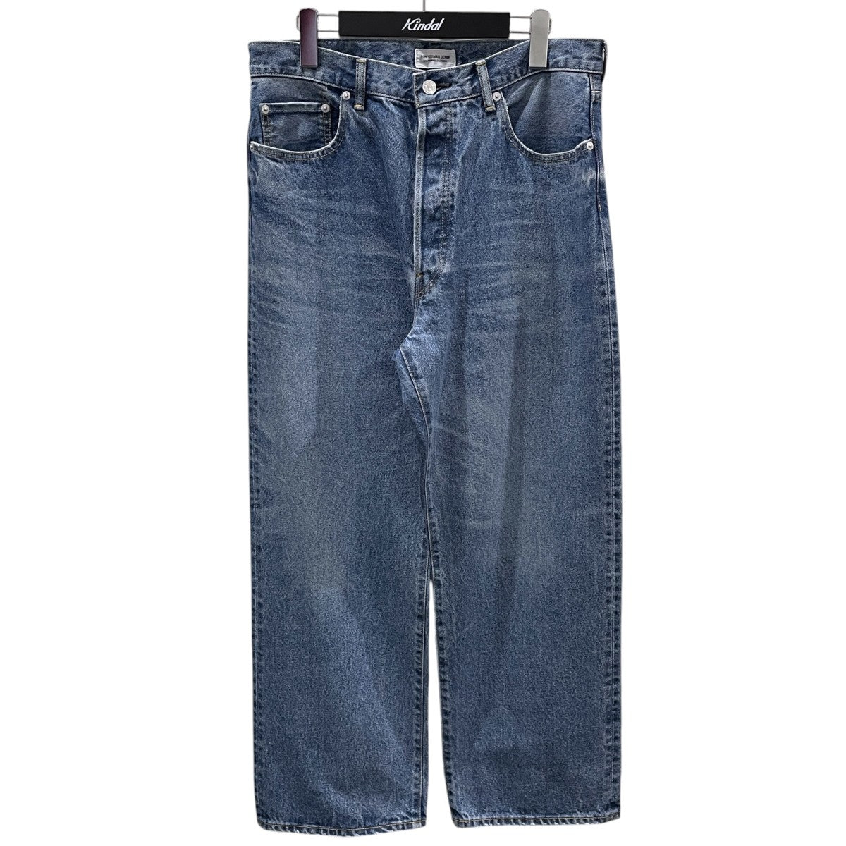 25SS リサイクルコットン ユーズド ワイドフィット デニムパンツ 4120600037