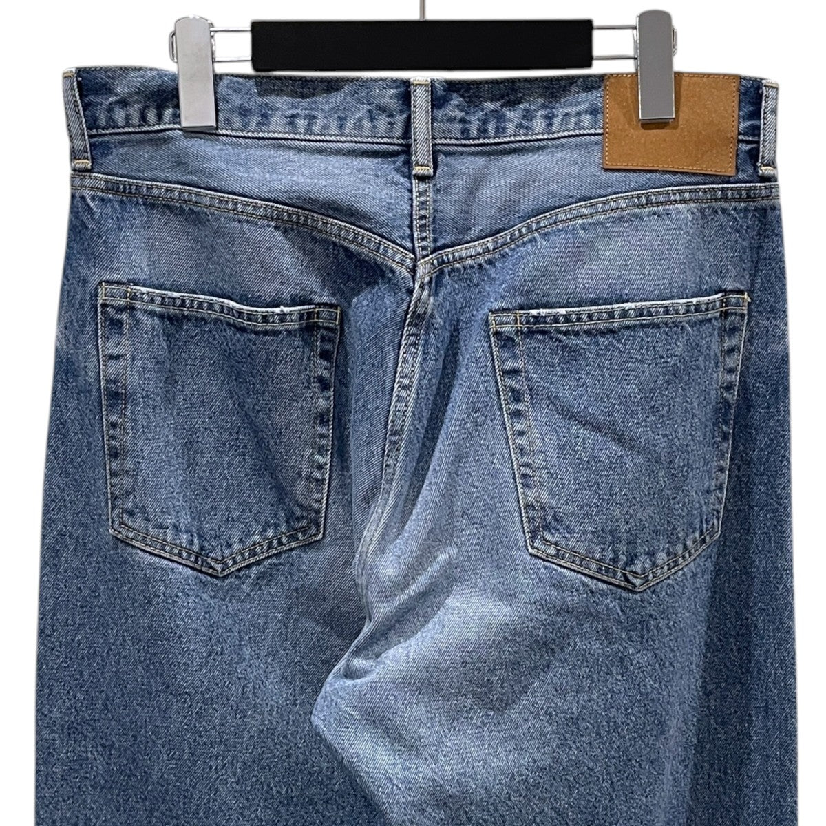 25SS リサイクルコットン ユーズド ワイドフィット デニムパンツ 4120600037