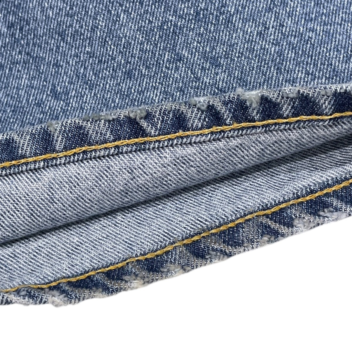 25SS リサイクルコットン ユーズド ワイドフィット デニムパンツ 4120600037