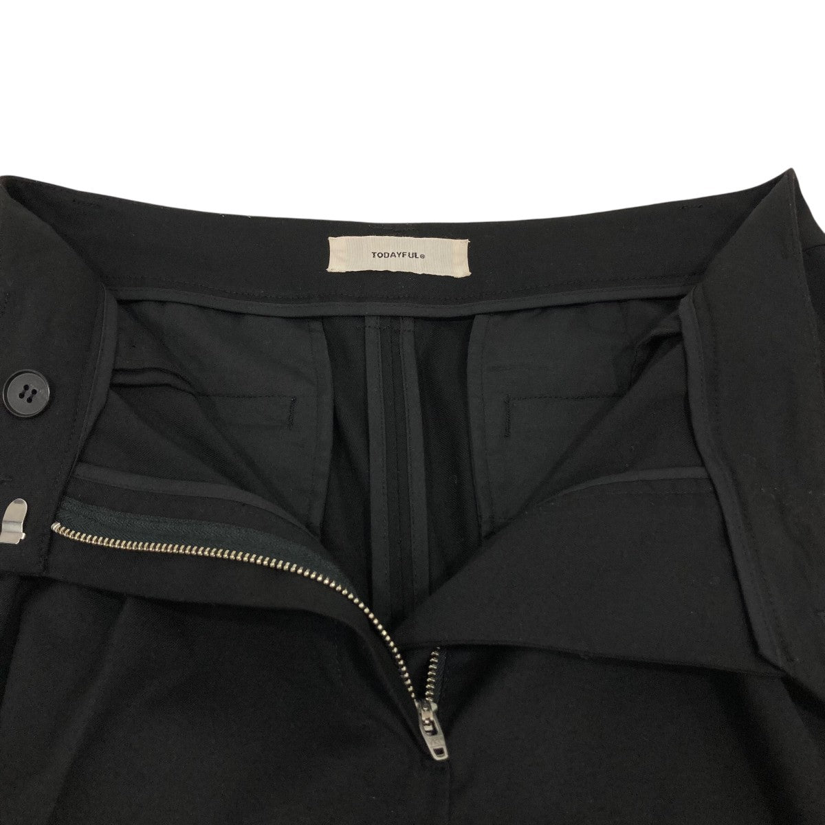 TODAYFUL 26SSタックワイドパンツ12610723 古着・中古-3枚目のアイテム画像