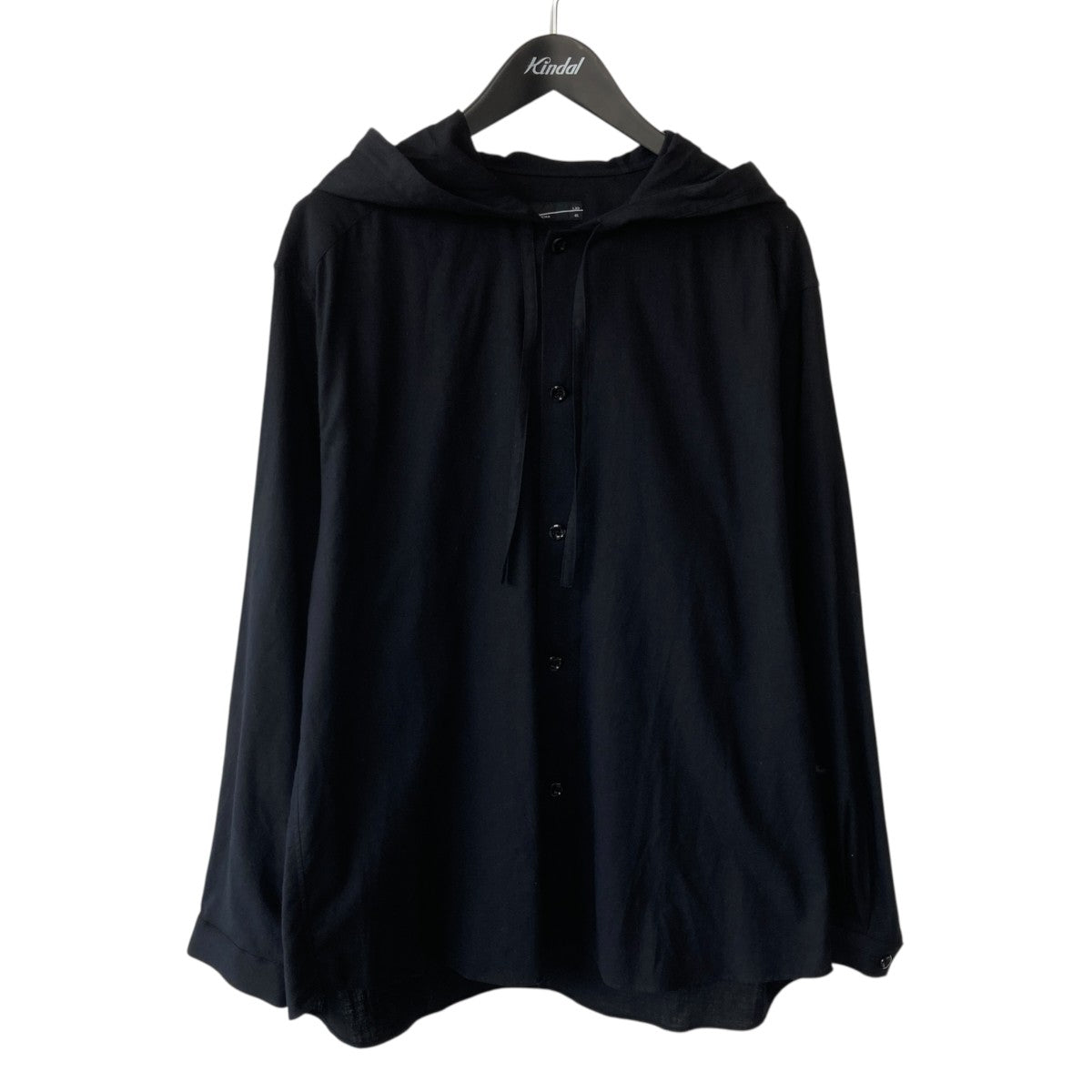 KHADI CALICO HOODED SHIRT長袖シャツパーカー2326-109
