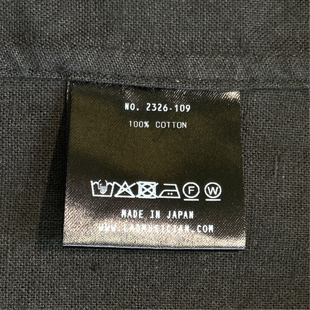KHADI CALICO HOODED SHIRT長袖シャツパーカー2326-109