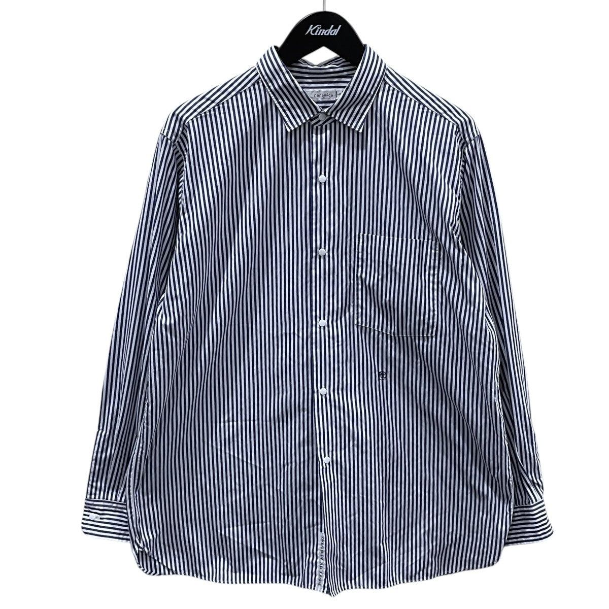 ストライプ柄シャツ Regular Collar Stripe Wind Shirt レギュラーカラーストライプウィンドシャツ SUGF156