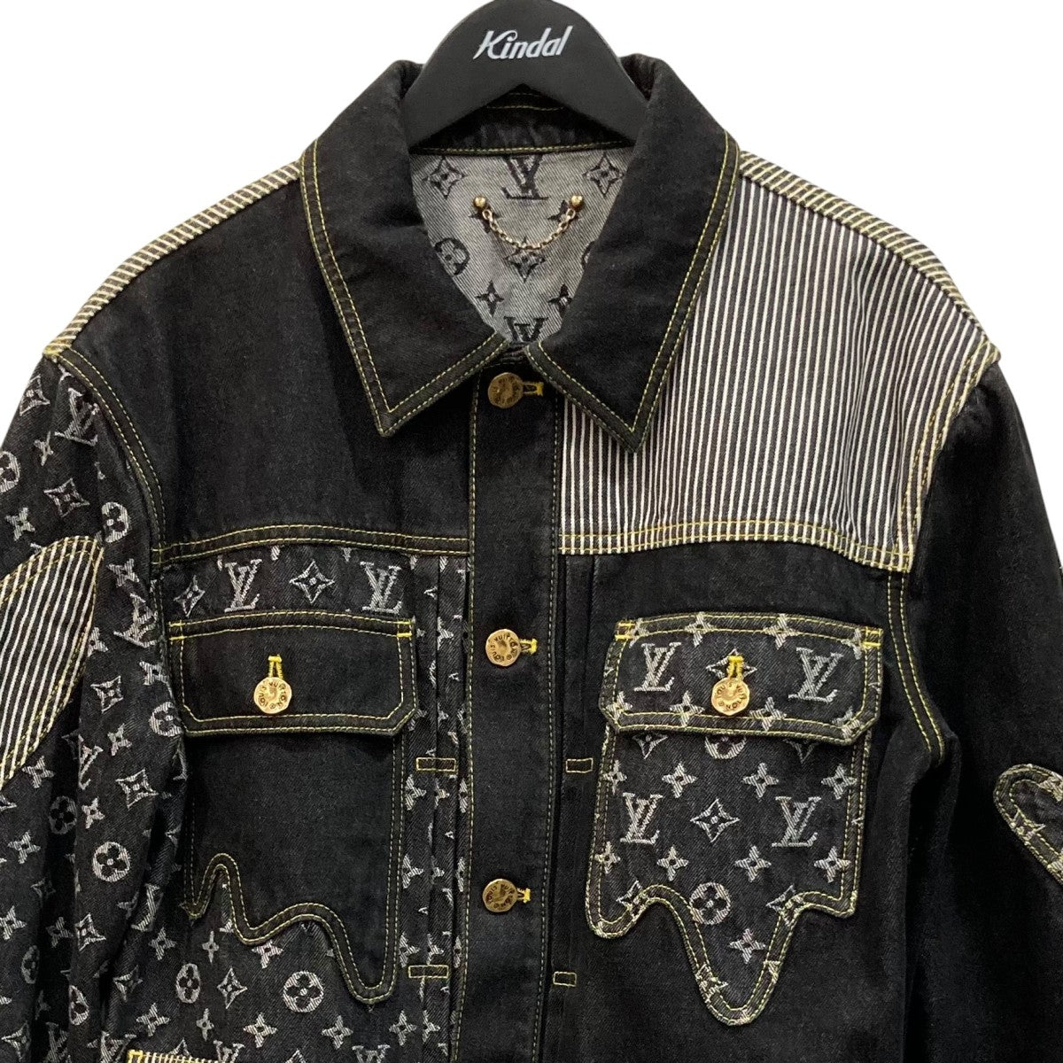 LOUIS VUITTON モノグラムクレイジージャケットHMA20E 古着・中古-2枚目のアイテム画像