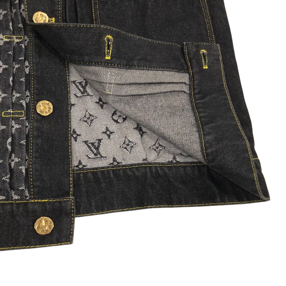 LOUIS VUITTON モノグラムクレイジージャケットHMA20E 古着・中古-5枚目のアイテム画像