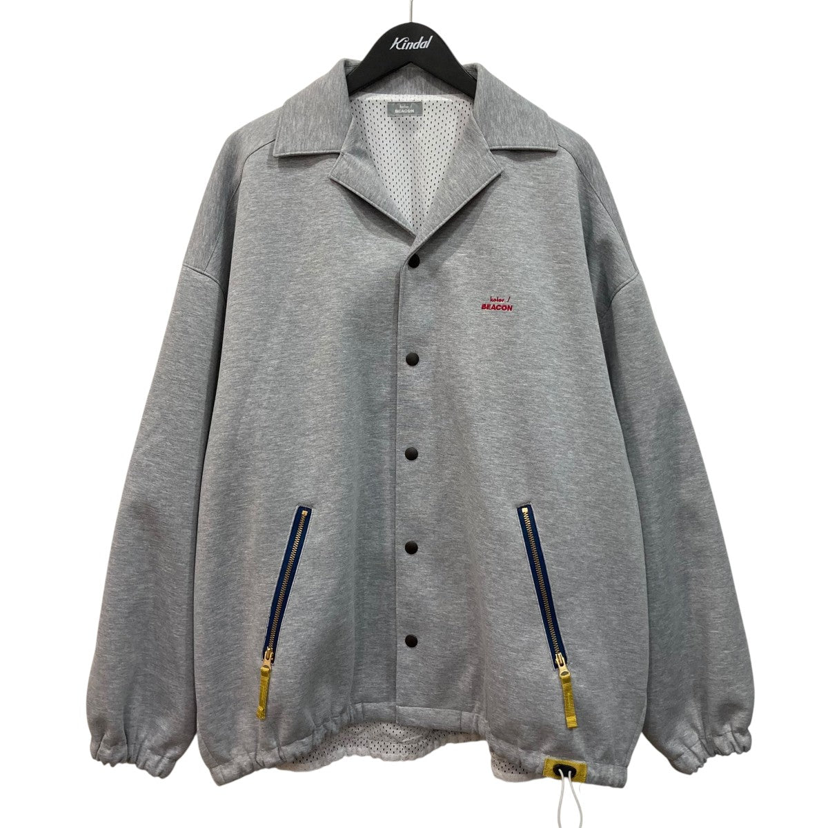 KOLOR Polyester Blousonコーチジャケット25SBM-G09237S 古着・中古-1枚目のアイテム画像