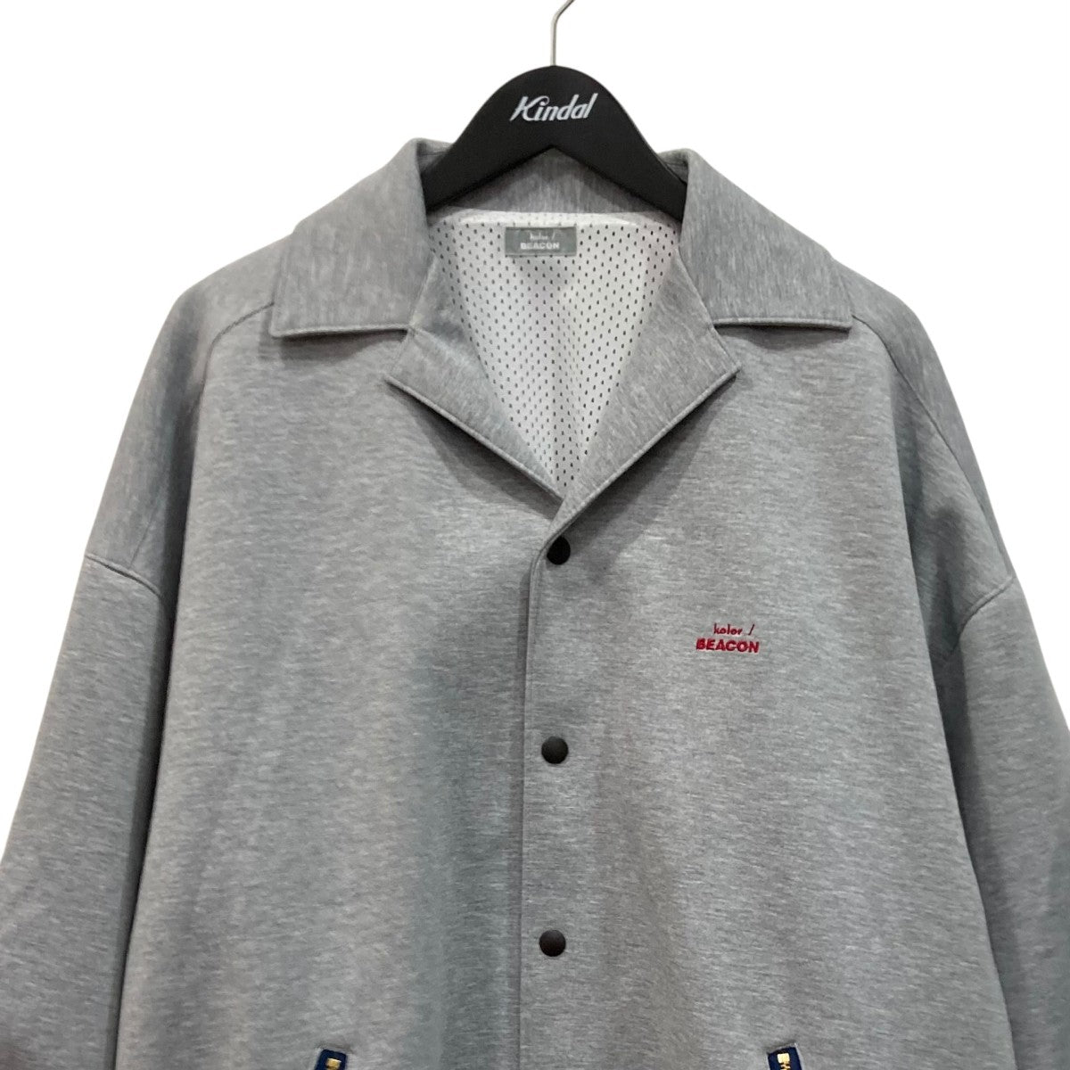 KOLOR Polyester Blousonコーチジャケット25SBM-G09237S 古着・中古-2枚目のアイテム画像