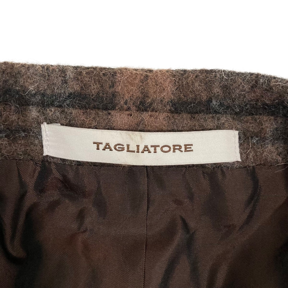 TAGLIATORE G-DAKARチェックジャケット850046 古着・中古-6枚目のアイテム画像