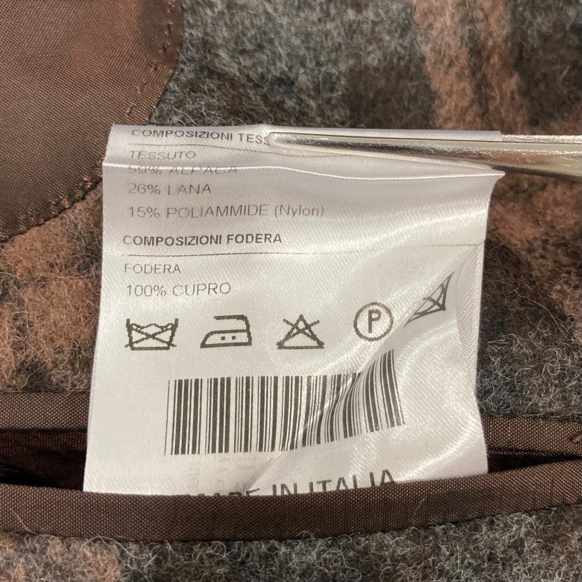 TAGLIATORE G-DAKARチェックジャケット850046 古着・中古-9枚目のアイテム画像