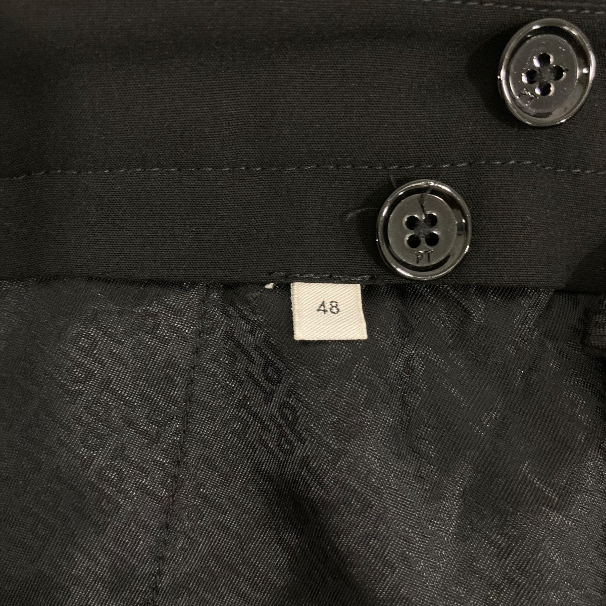 PT TORINO ACTIVE PLAIN WEAVEスラックスCOASEBZZ0KLT 古着・中古-6枚目のアイテム画像