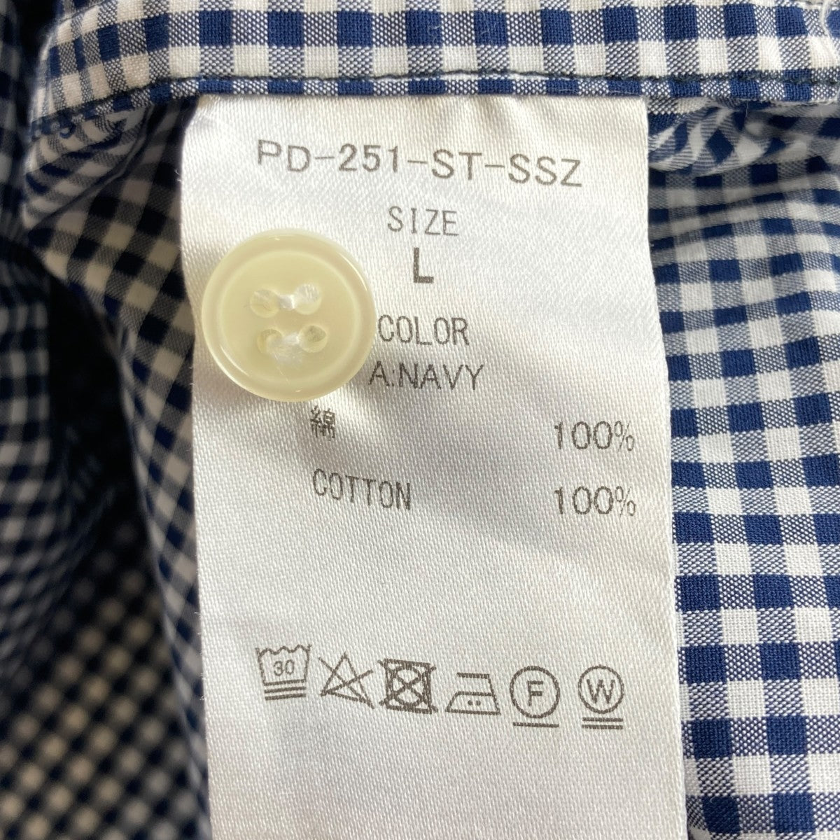 25SSSTITCH TEXT SHIRT SSZチェックシャツPD-251-ST-SSZ