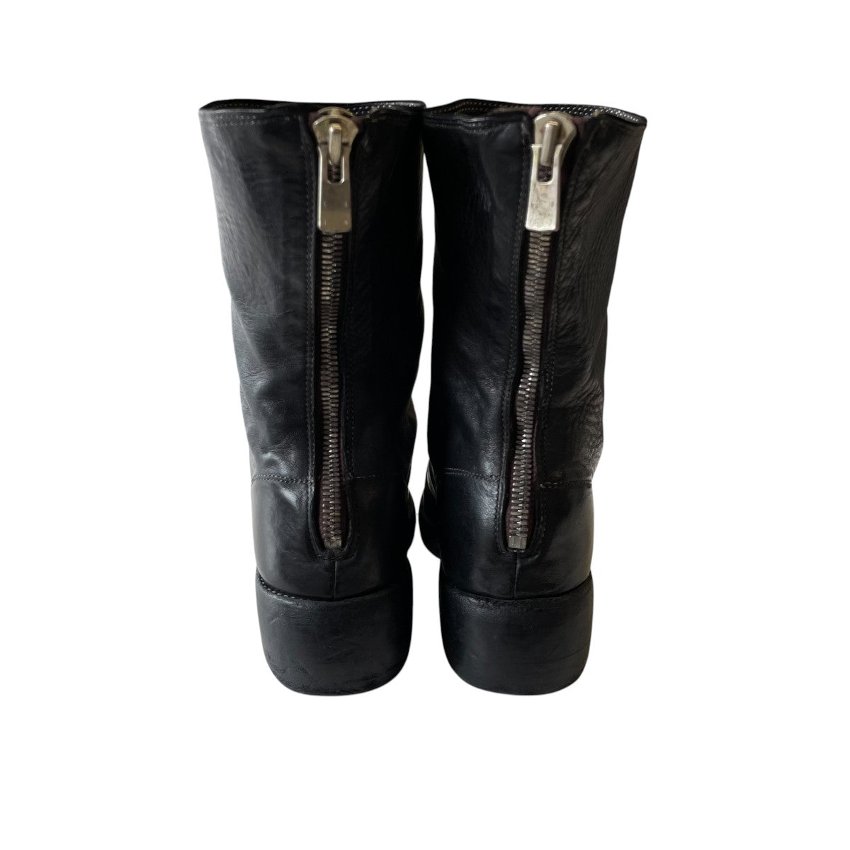 Back Zip Mid Boots Horse Full Grainブーツ788
