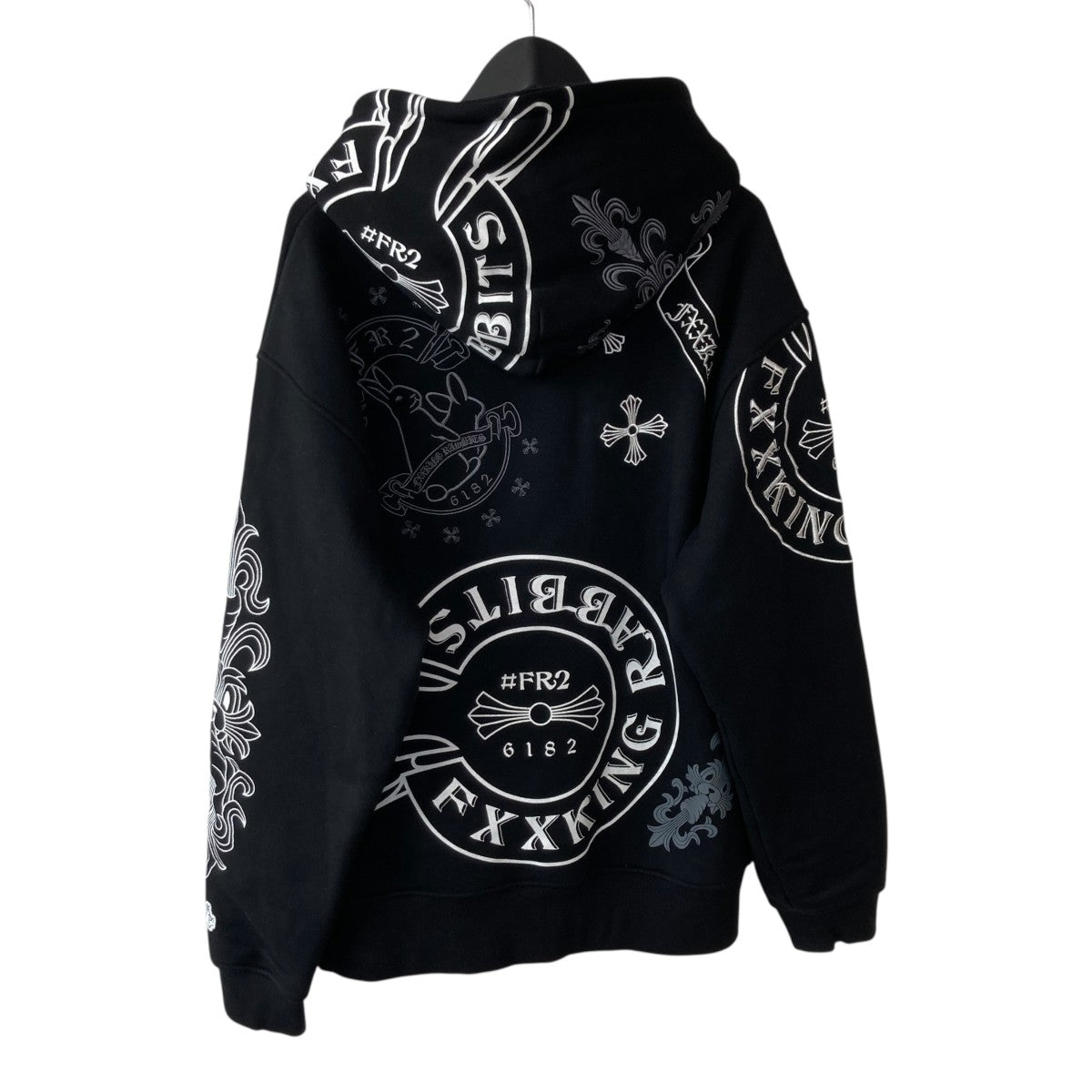 FR2 Cross Rabbits Multi Logo Zip-up HoodieジップパーカーFRC4286 古着・中古-2枚目のアイテム画像
