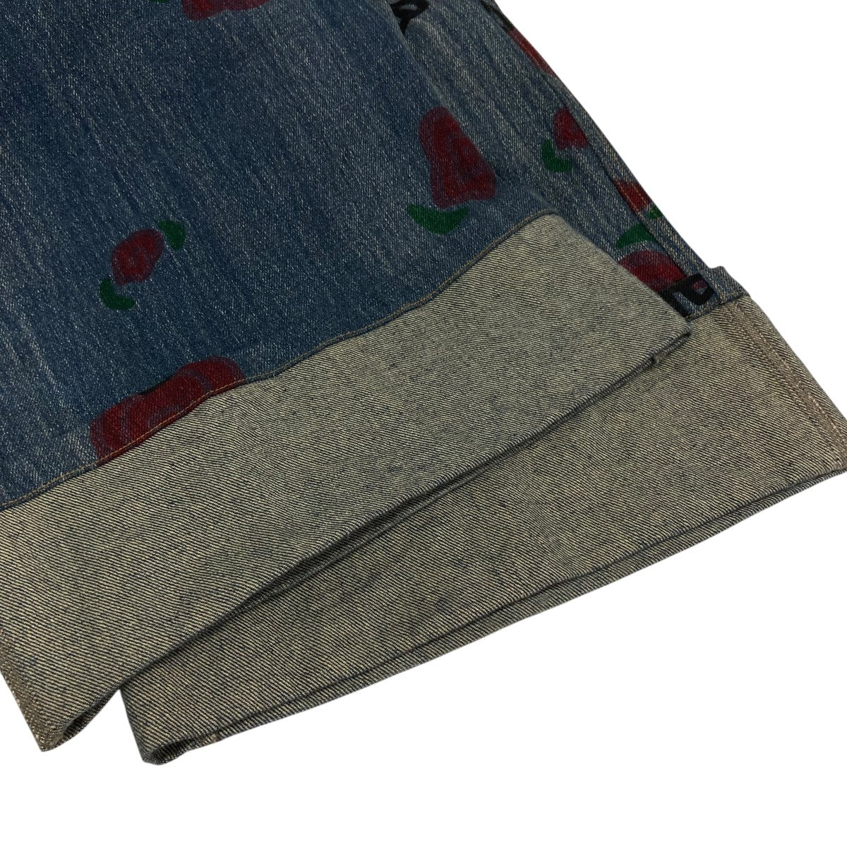 VIVIANO 26SS×JURK rose print denim jumデニムオールインワンVxJSS25JS 古着・中古-4枚目のアイテム画像