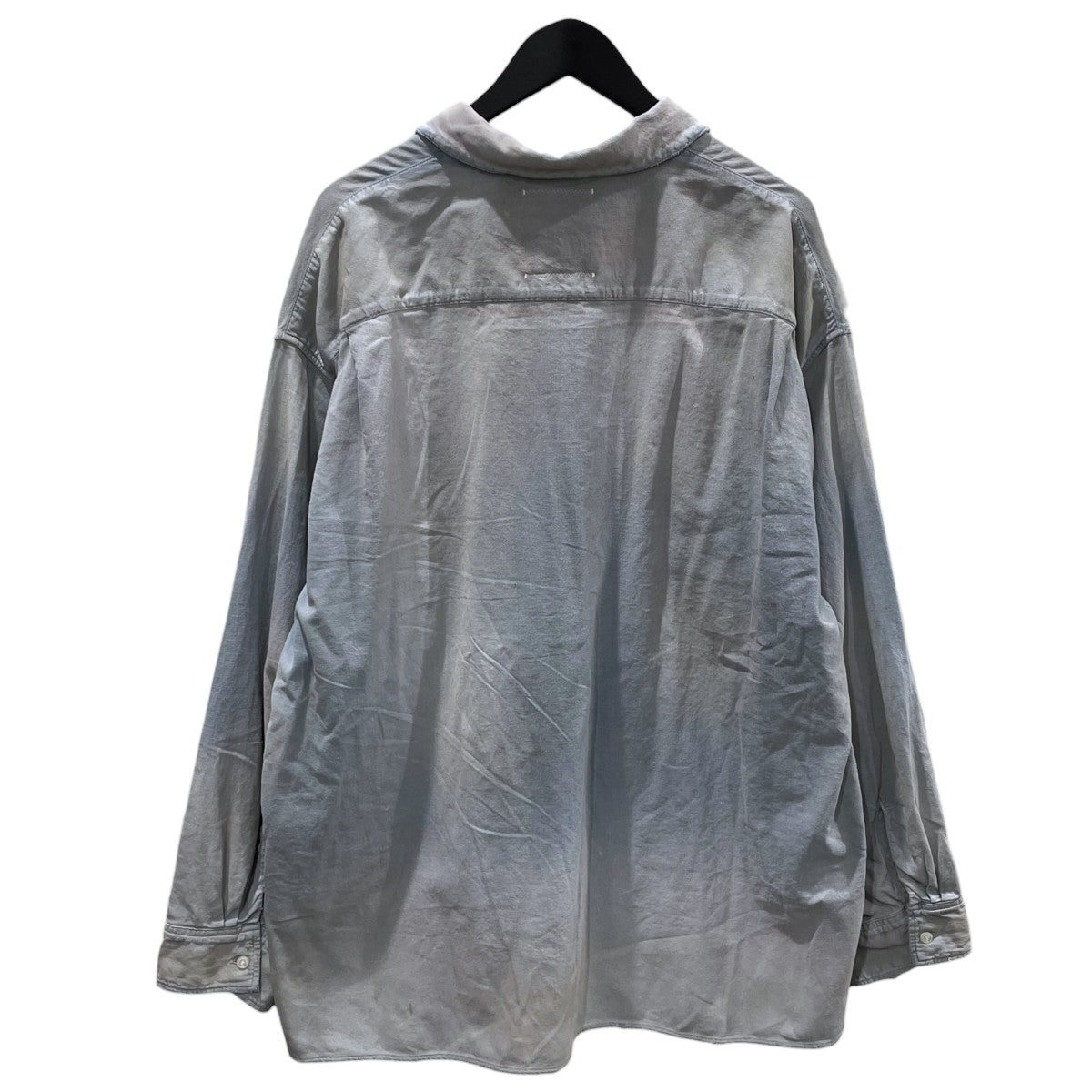 26SS 加工デニムシャツ BRUSHSTROKE AGING SHIRT ブラッシュストローク エージング シャツ ANC-SH79