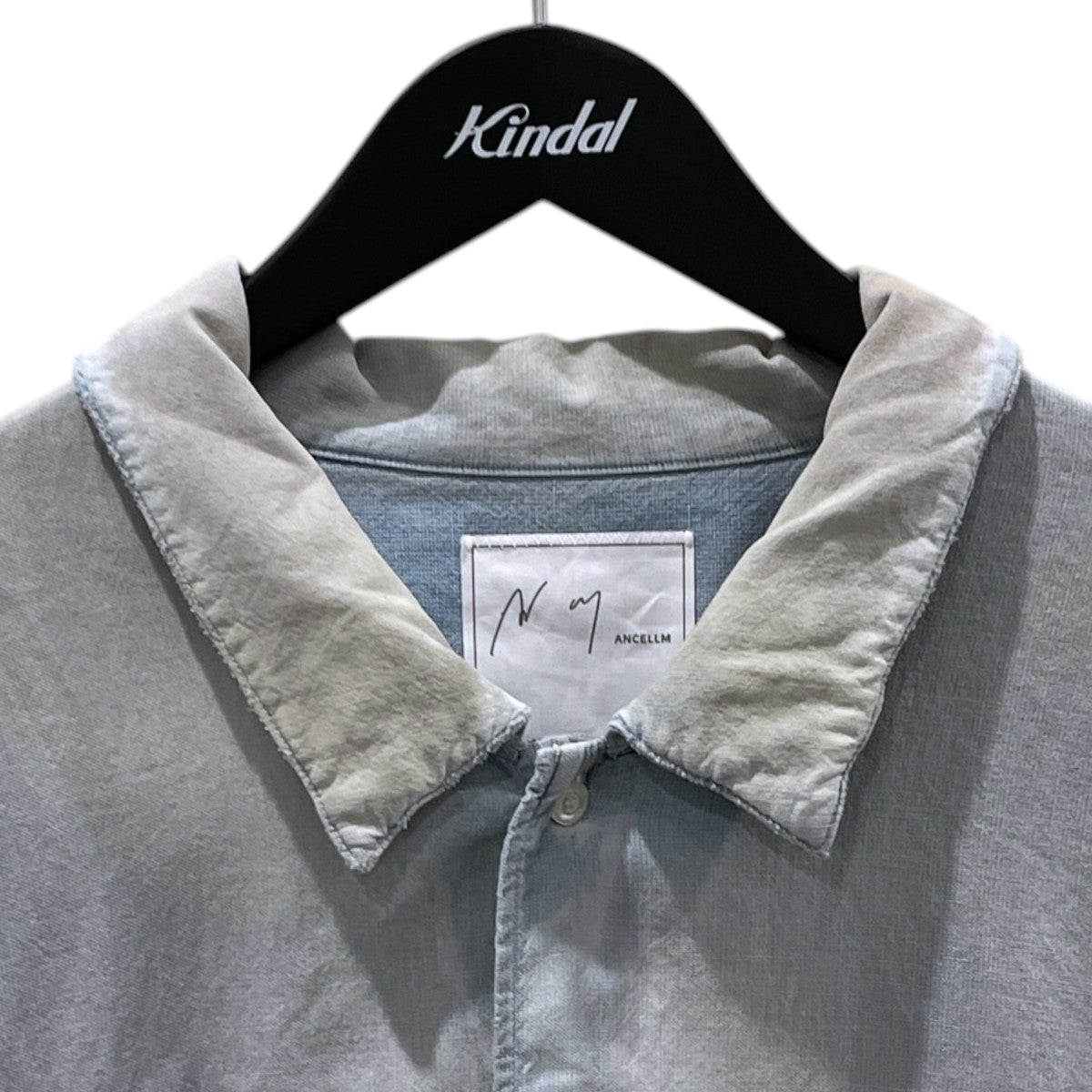 26SS 加工デニムシャツ BRUSHSTROKE AGING SHIRT ブラッシュストローク エージング シャツ ANC-SH79