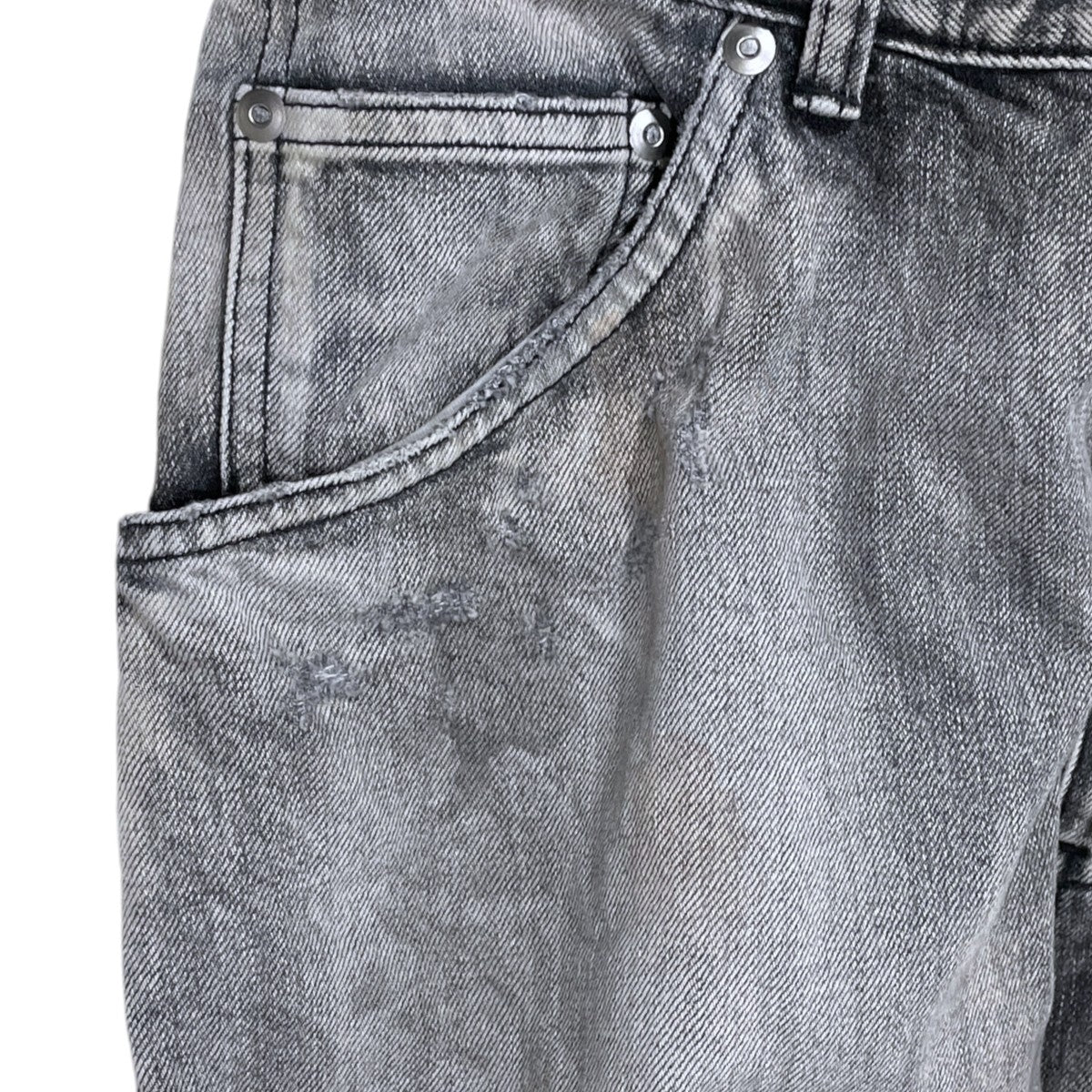 26SS 加工デニムパンツ #01 MIDTAPERED 5P DENIM PANTS ナンバーワン ミッドテーパード ファイブポケット デニムパンツ ANC-#01-26SS