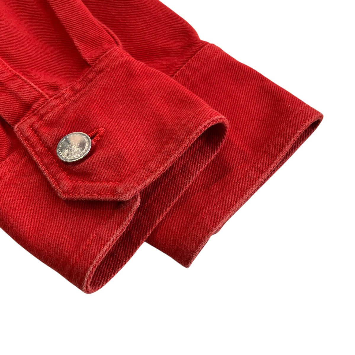 RAF SIMONS BIG FIT DEIM SHIRTデニムシャツ192-727B 古着・中古-4枚目のアイテム画像