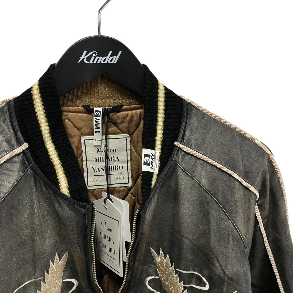Maison MIHARA YASUHIRO 25AWSOUVENIR JACKETスカジャンJ14BL141-0 古着・中古-3枚目のアイテム画像