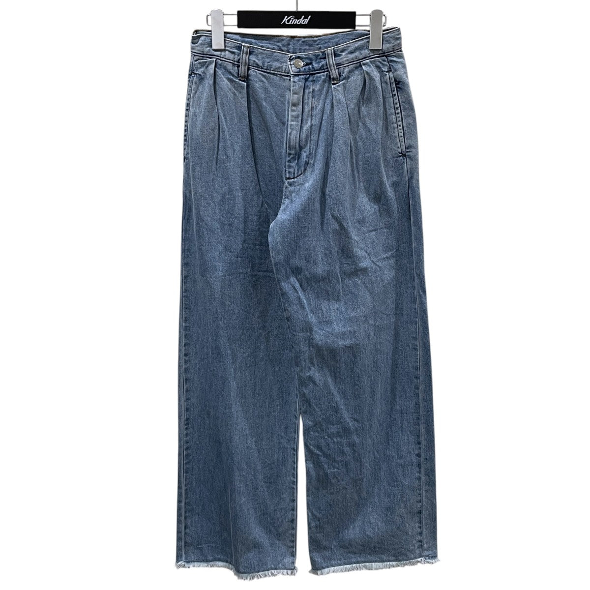 カットオフ2タックデニムパンツ BLAIR DOUBLE PLEATED PANT ブレア ダブル プリーツ パンツ DSWD019-D265A