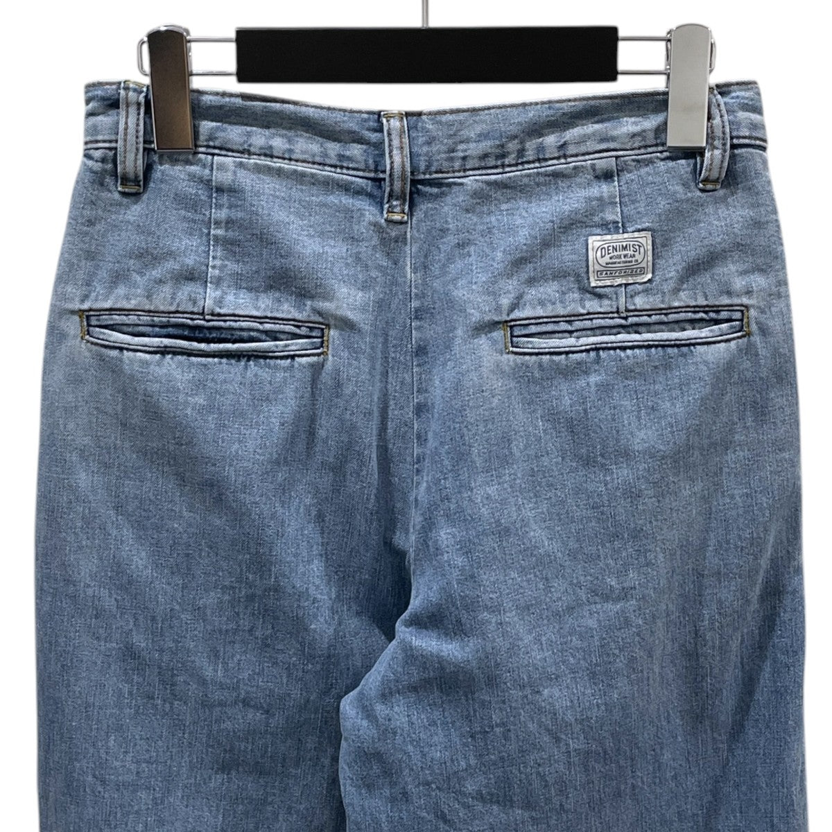 カットオフ2タックデニムパンツ BLAIR DOUBLE PLEATED PANT ブレア ダブル プリーツ パンツ DSWD019-D265A