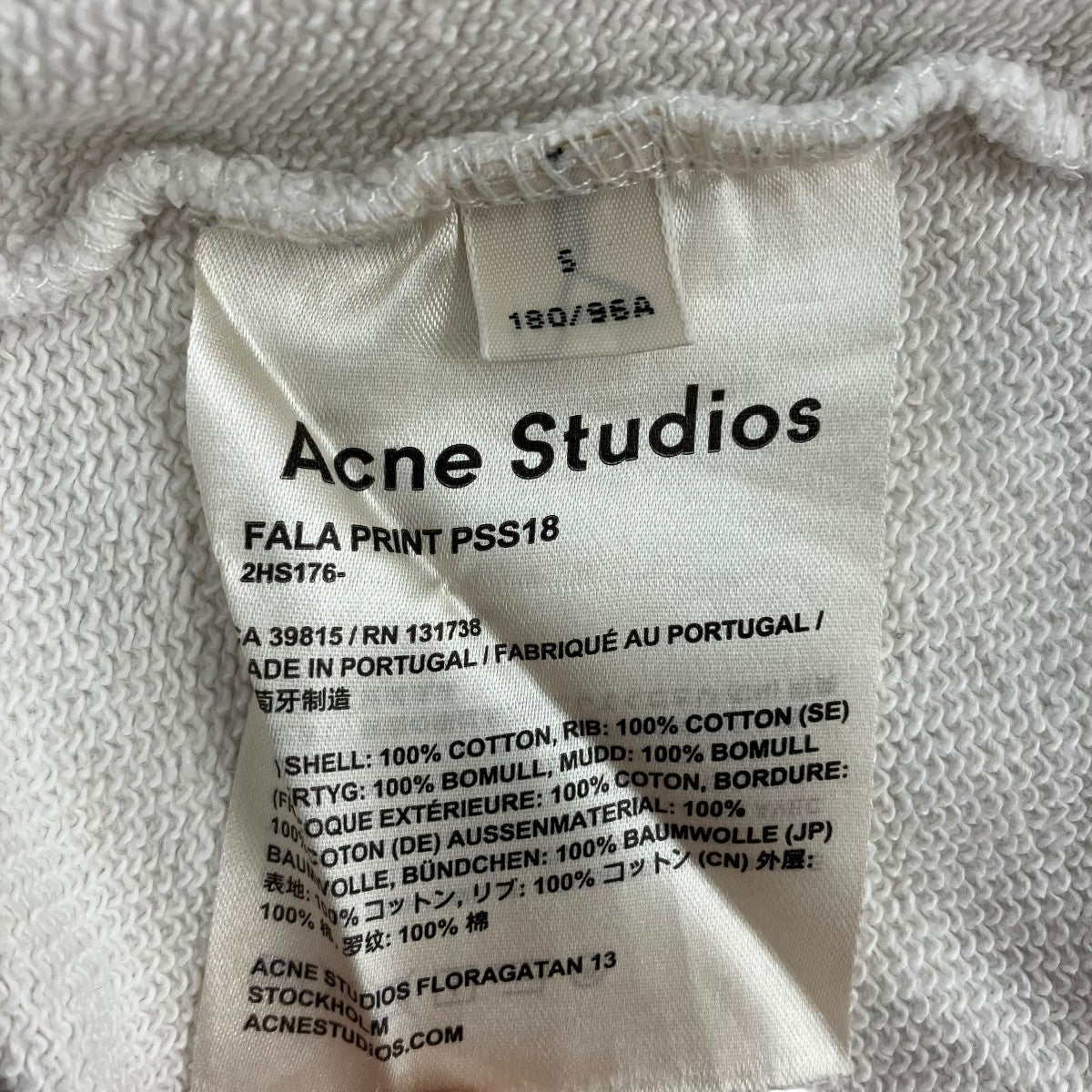 FALA PRINT PSS18スウェットパーカー