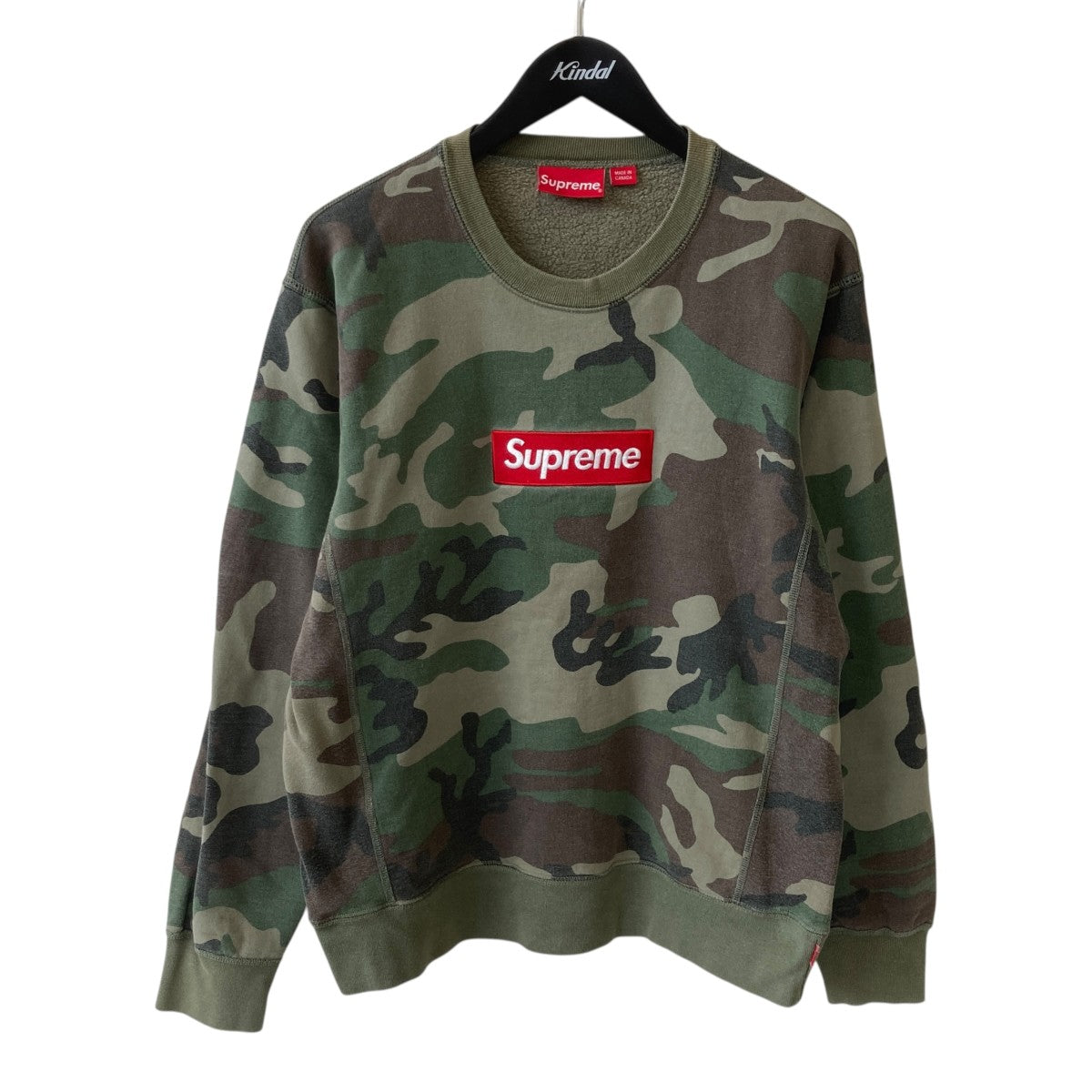 Box Logo Crew Neck camoトレーナー