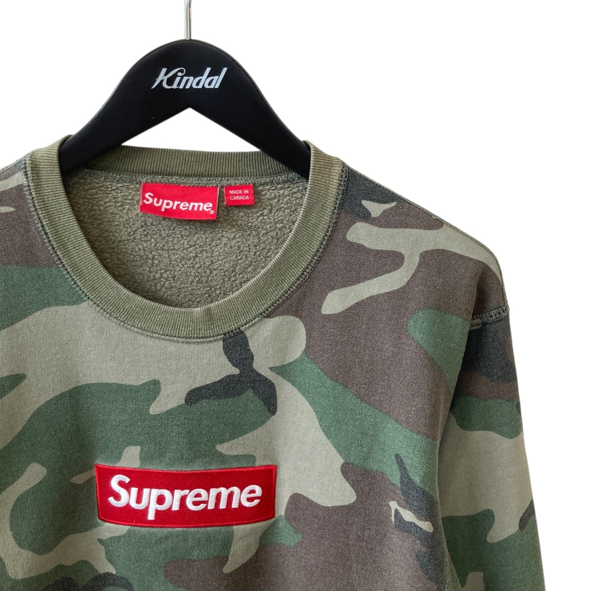 Box Logo Crew Neck camoトレーナー