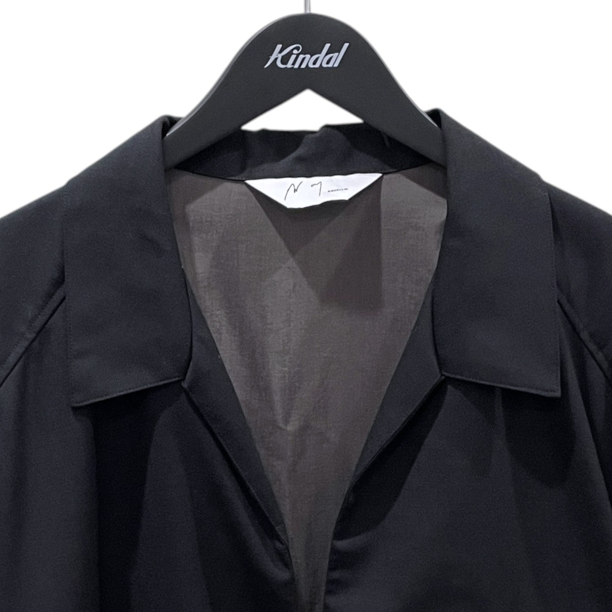 25AW プルオーバーシャツ WASH WOOL LONG SHIRT ウォッシュ ウール ロング シャツ ANC-SH71-B